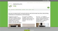 Desktop Screenshot of obnovljiviviri.com