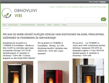 Tablet Screenshot of obnovljiviviri.com